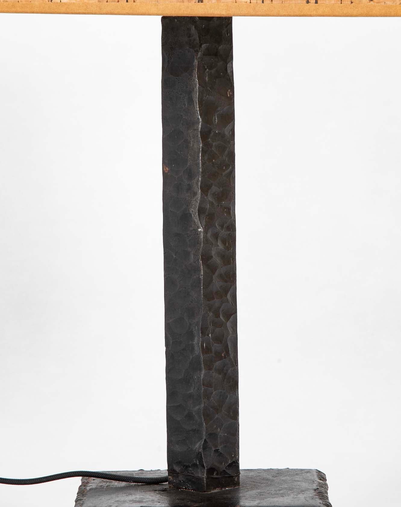 Pair of Brutalist Candlesticks as Lamps