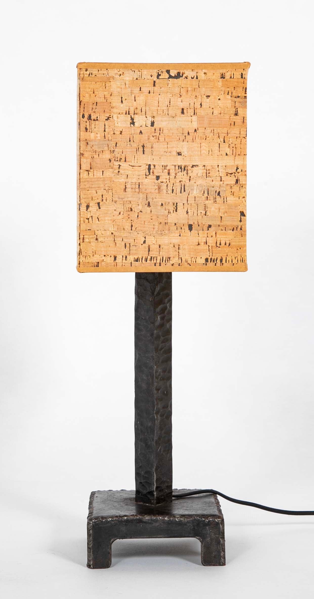 Pair of Brutalist Candlesticks as Lamps