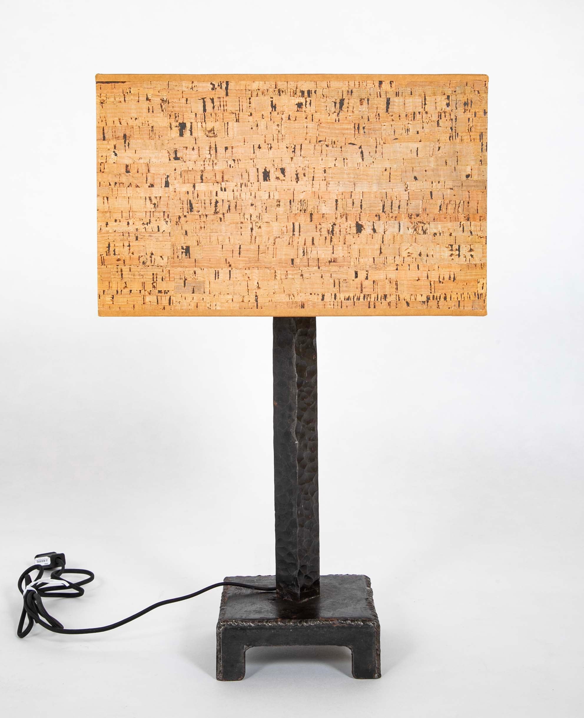 Pair of Brutalist Candlesticks as Lamps