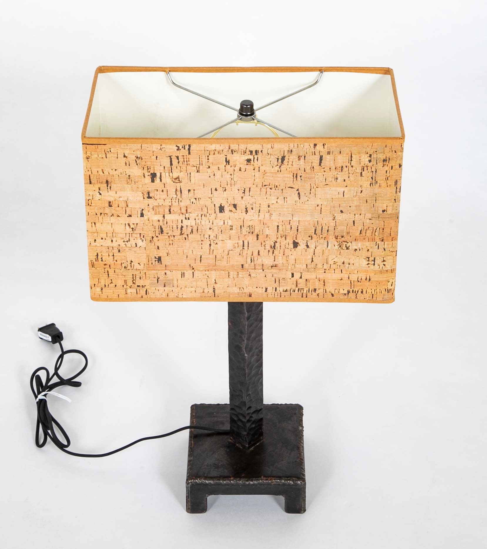 Pair of Brutalist Candlesticks as Lamps