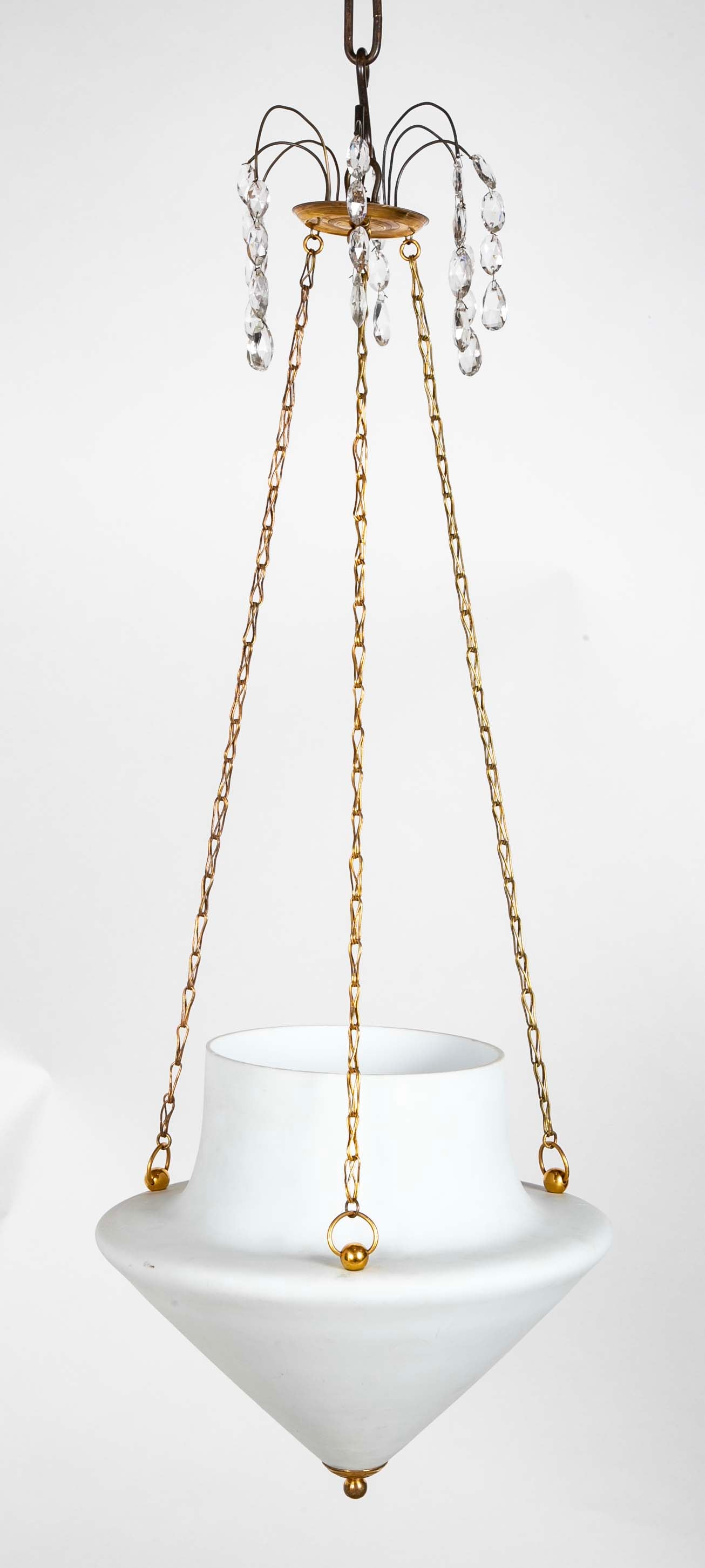 A 19th century Swedish Neoclassical Hall Lantern