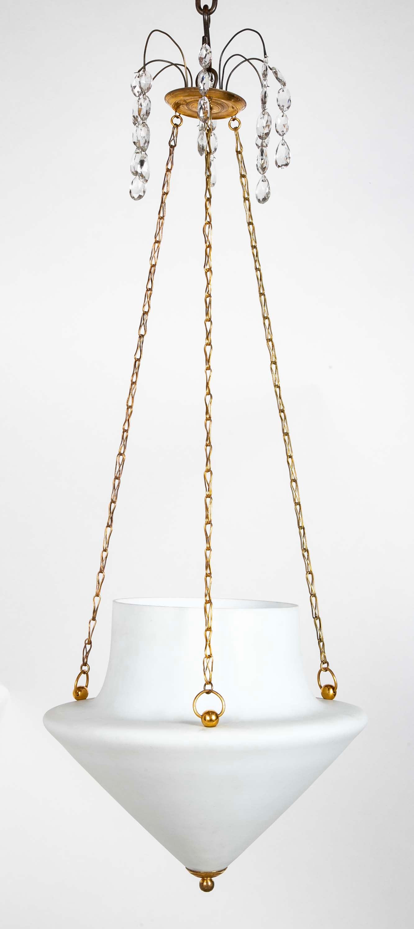 A 19th century Swedish Neoclassical Hall Lantern