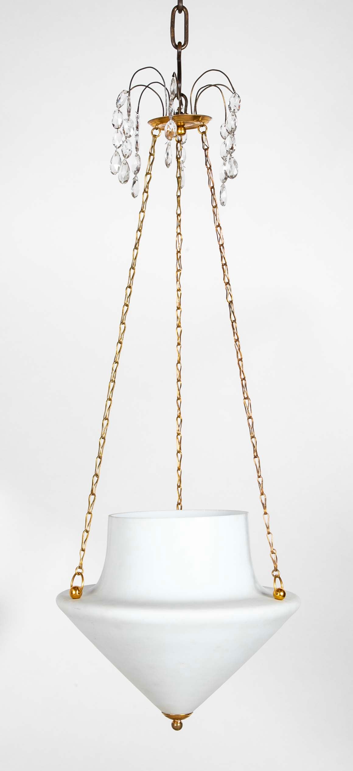 A 19th century Swedish Neoclassical Hall Lantern