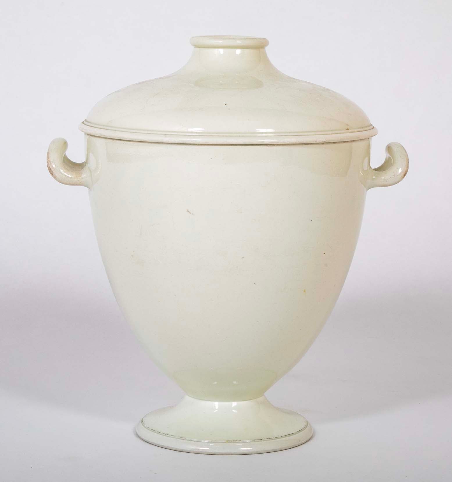 Pair of Queen's Ware Dairy Pots