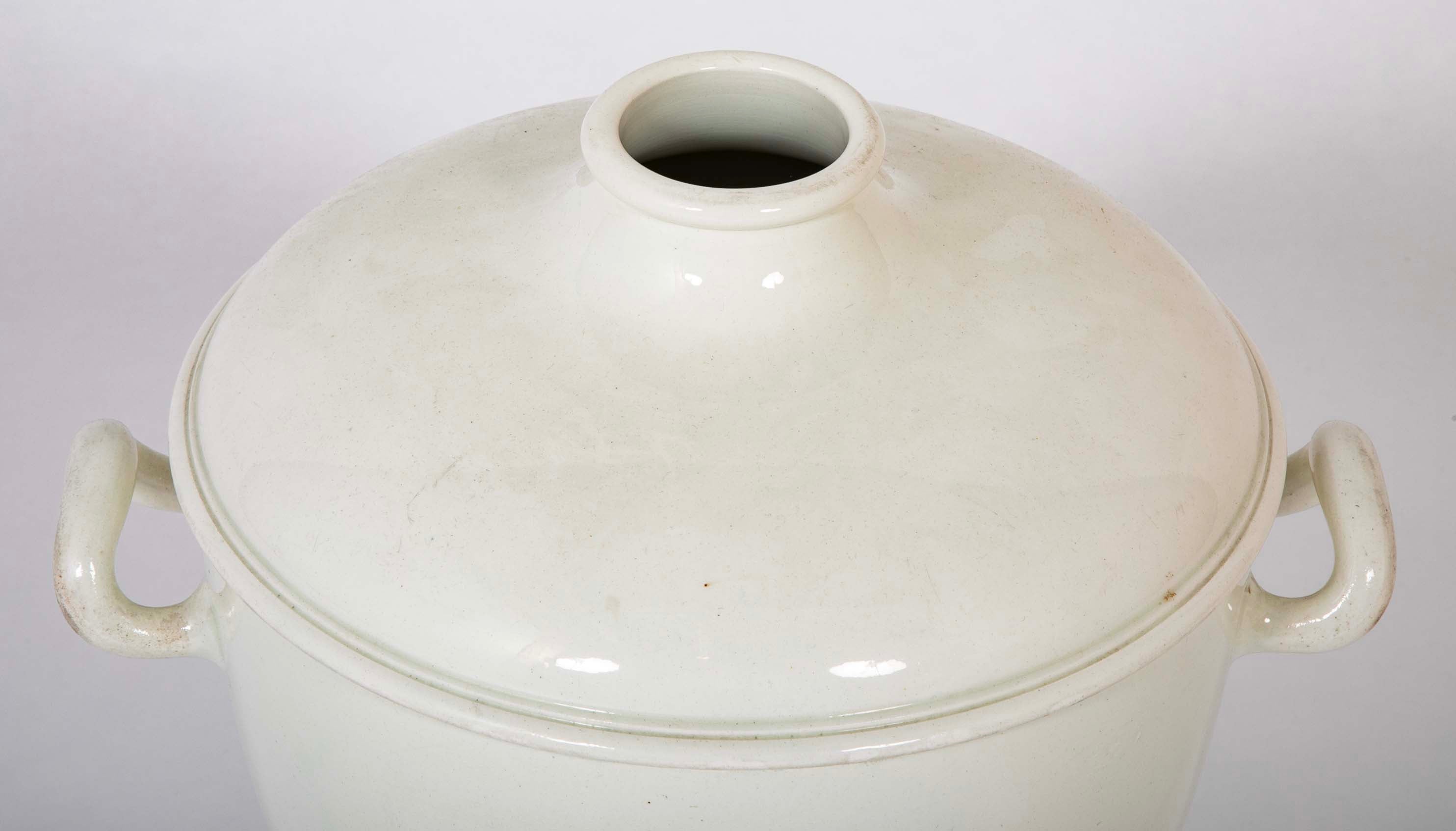 Pair of Queen's Ware Dairy Pots