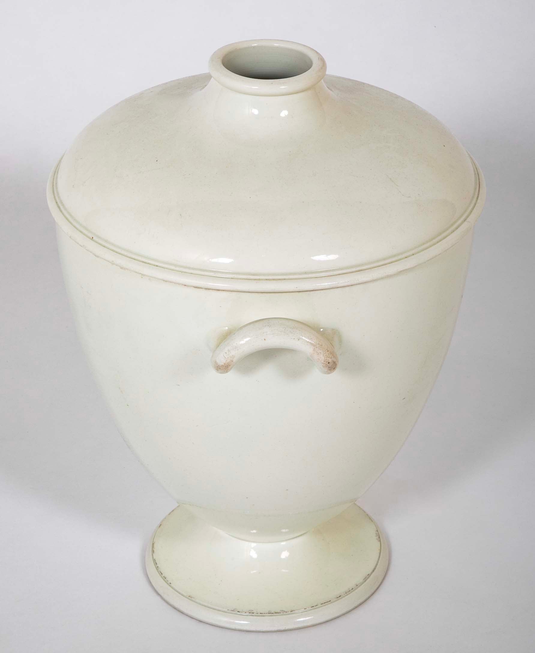Pair of Queen's Ware Dairy Pots