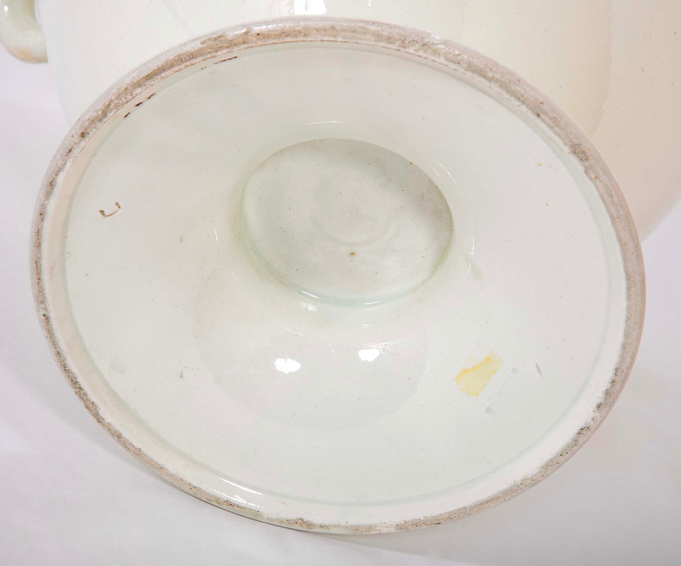Pair of Queen's Ware Dairy Pots