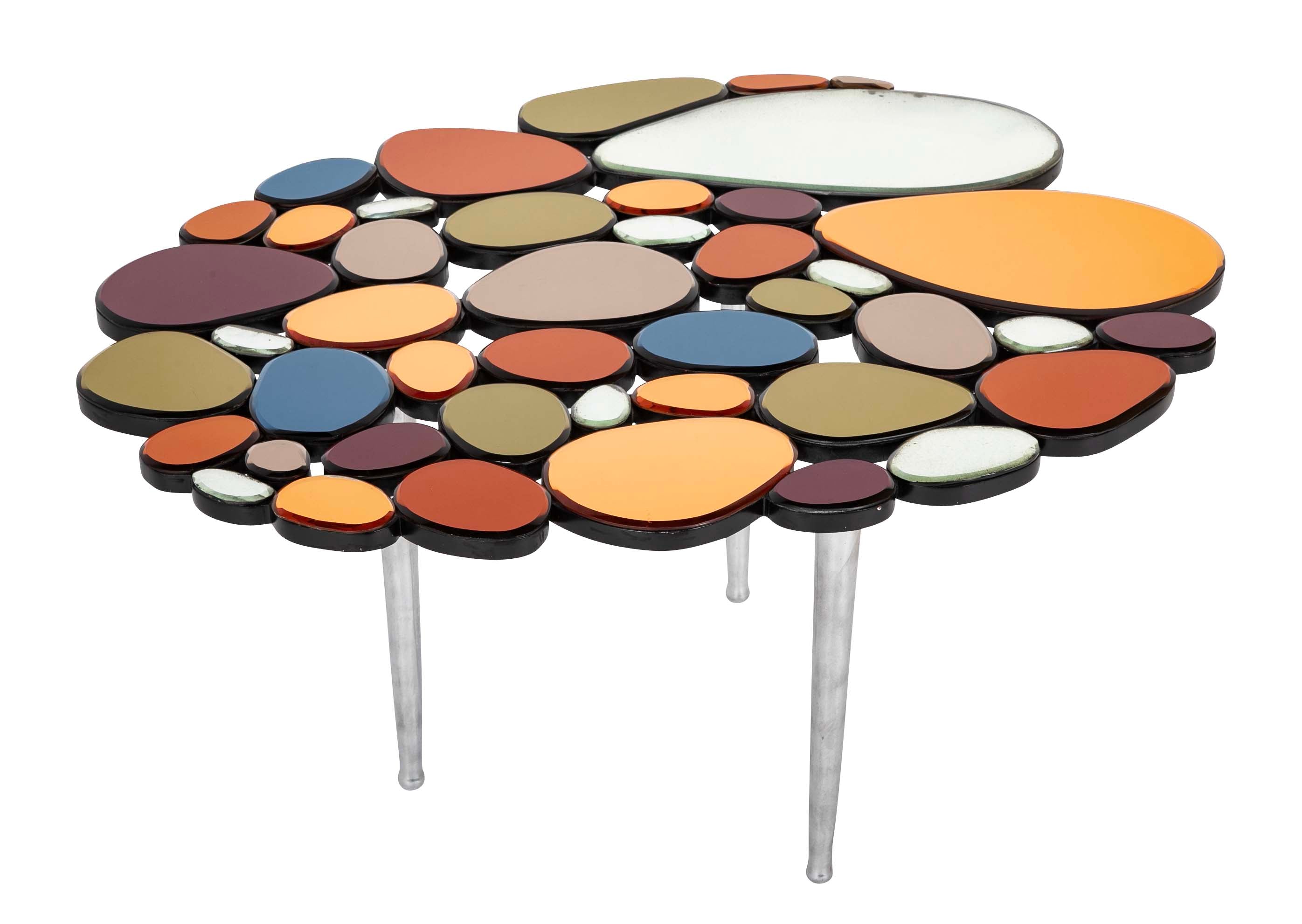 Belgian School "Ode's Design Moon" Table by Olivier De Schrijver