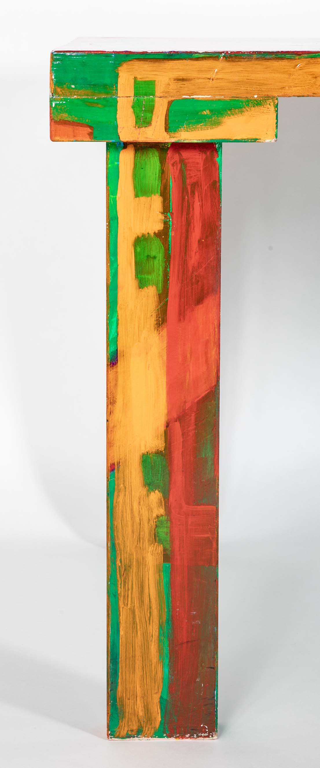 A Unique Painted Dining Table by Jim Partridge and Nick Bodimeade