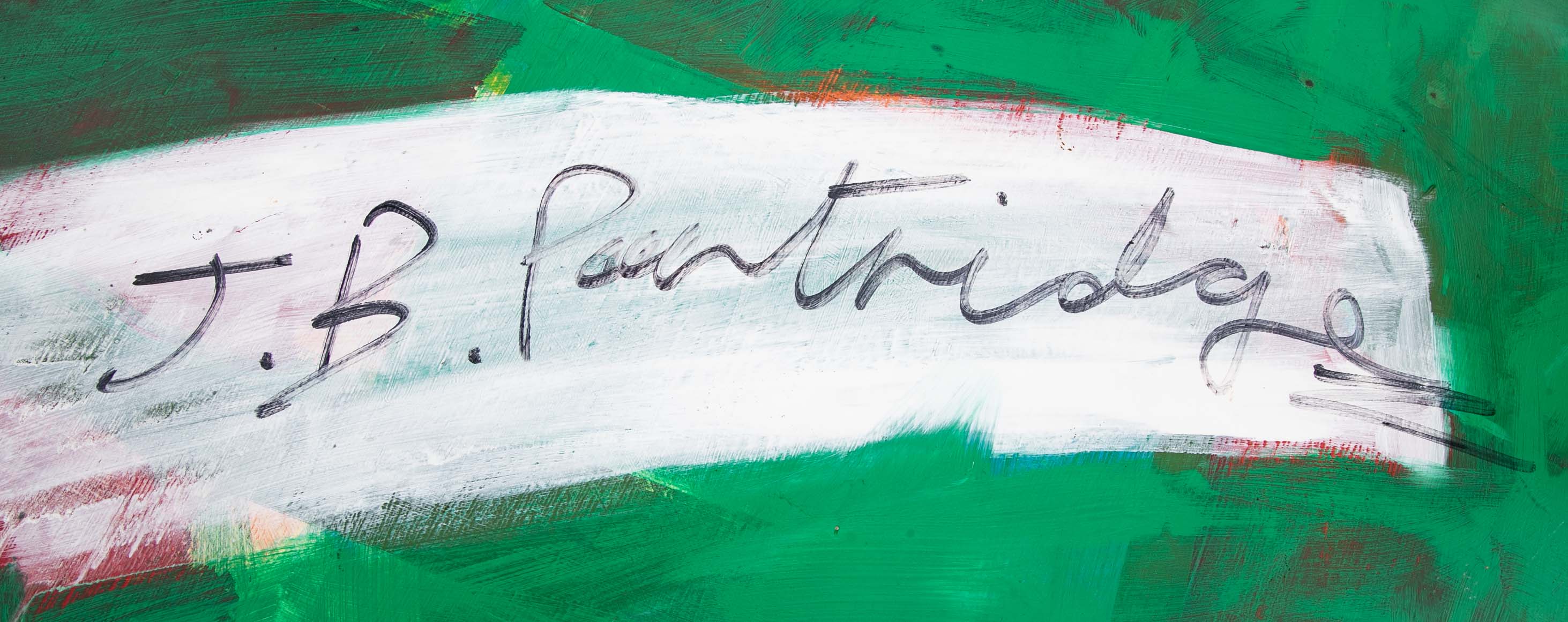 A Unique Painted Dining Table by Jim Partridge and Nick Bodimeade