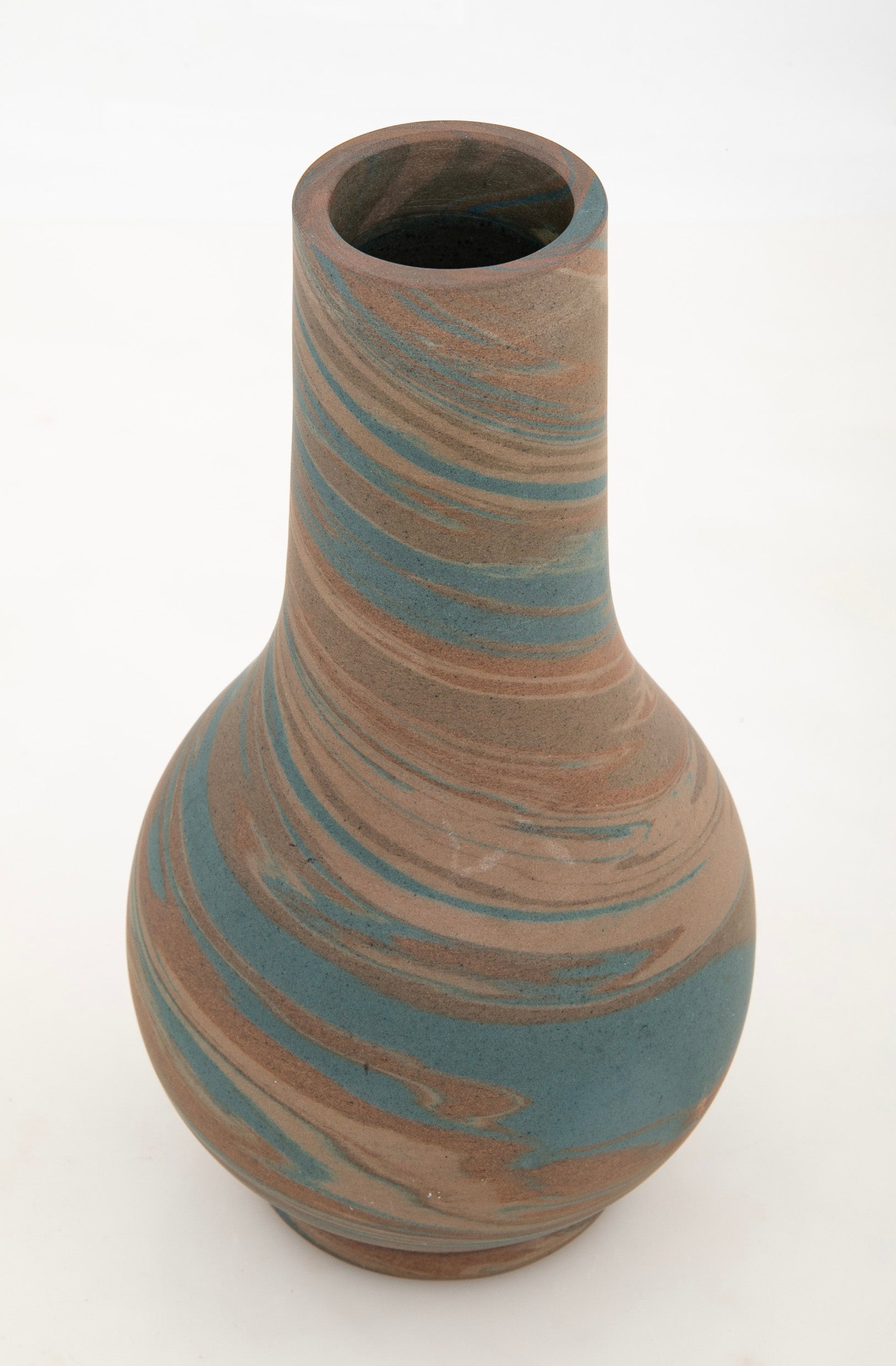 Niloak Pottery Vase with Long Neck