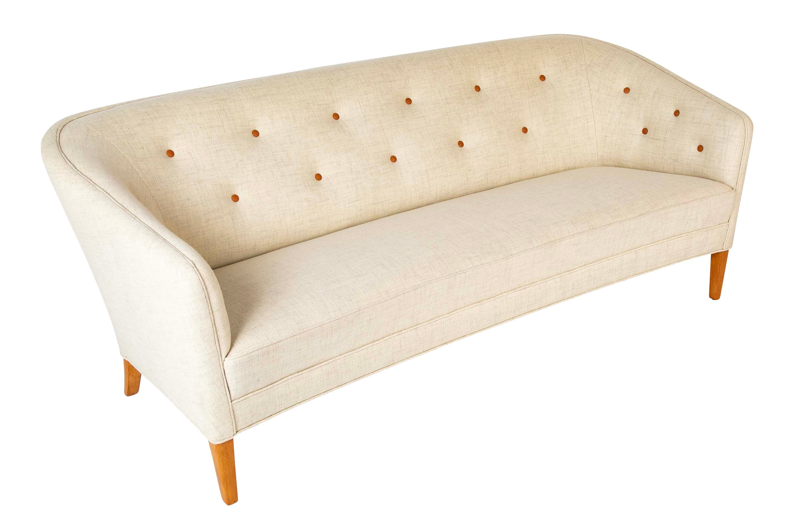 Mid-Century Danish Sofa Designed by Ludvig Pontoppidan