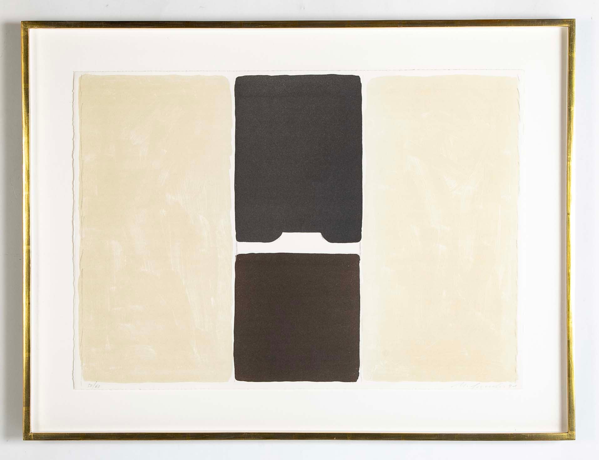 Spescha Matias "Untitled" Color Lithograph on Wove Paper