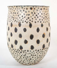Mid-Century Danish Stoneware Vase by Marie Hjorth