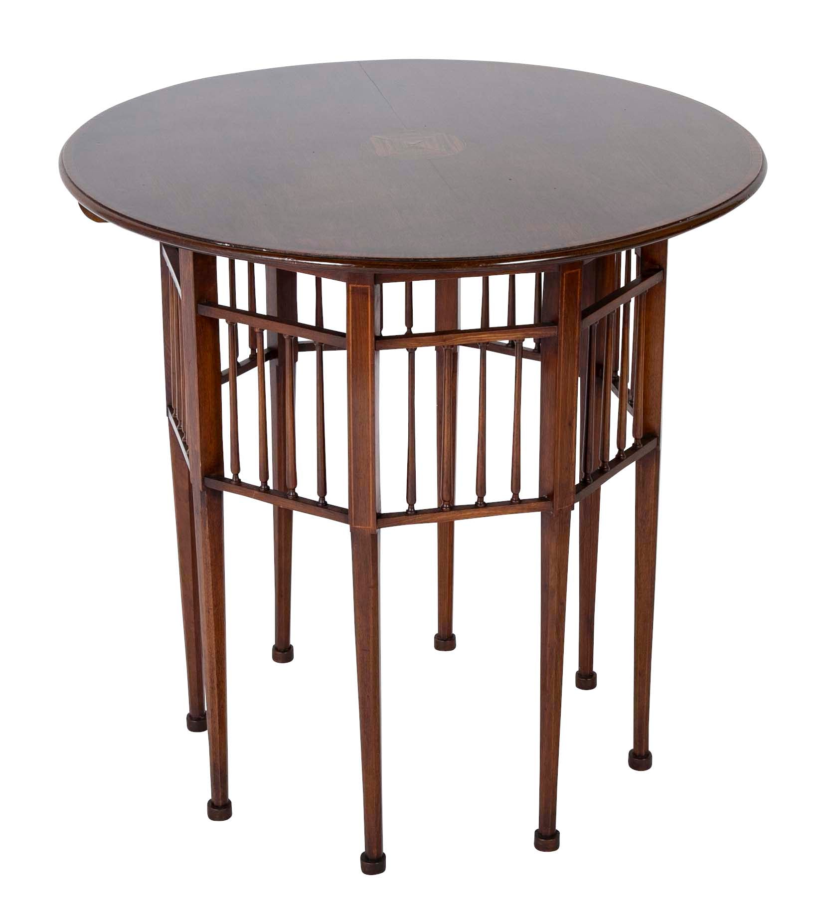 Round Eight Legged Table Attributed to J.S Henry