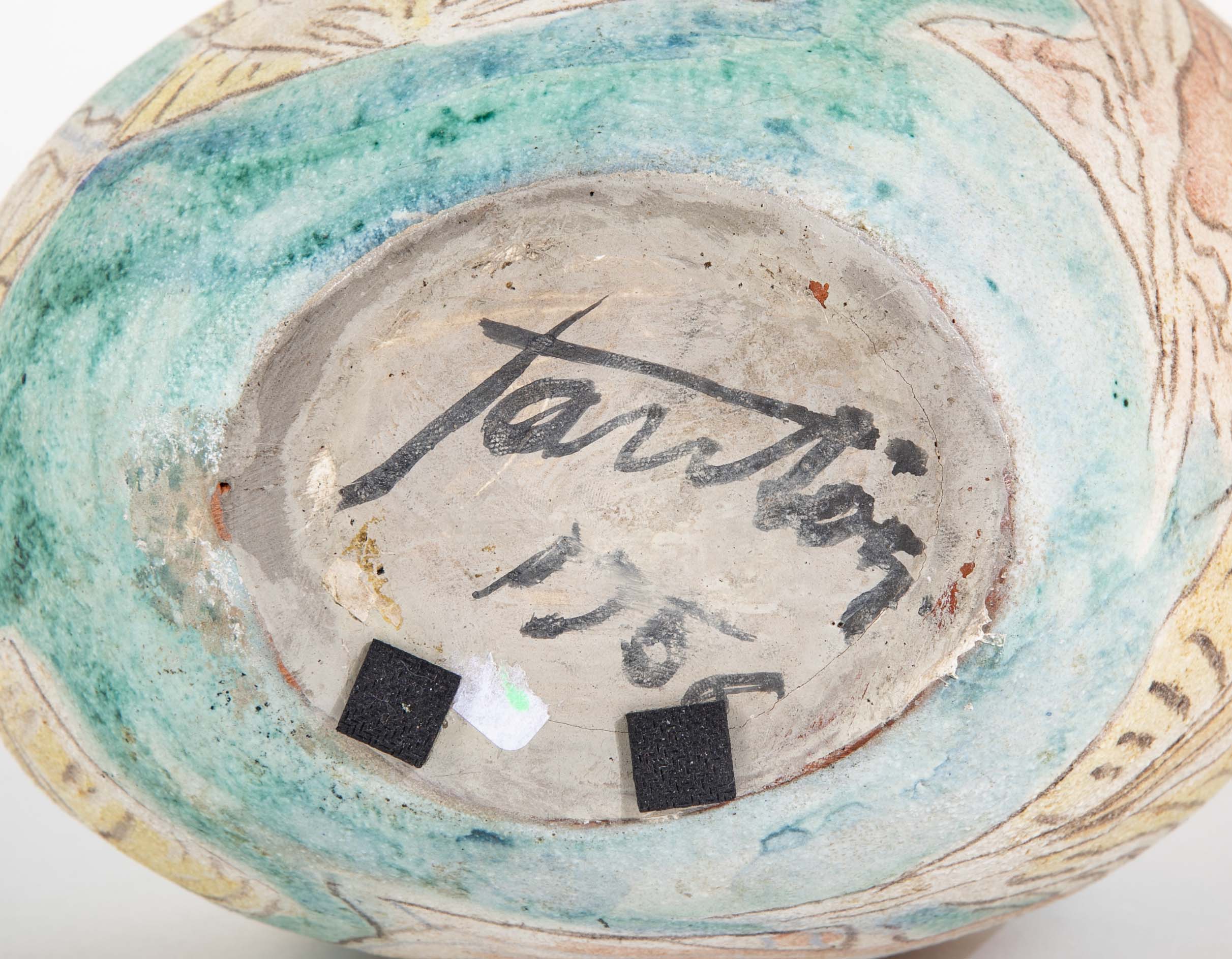 "Ronde de Jeunes Femmes, 1956" Pyriform Ceramic Vase by Marcello Fantoni