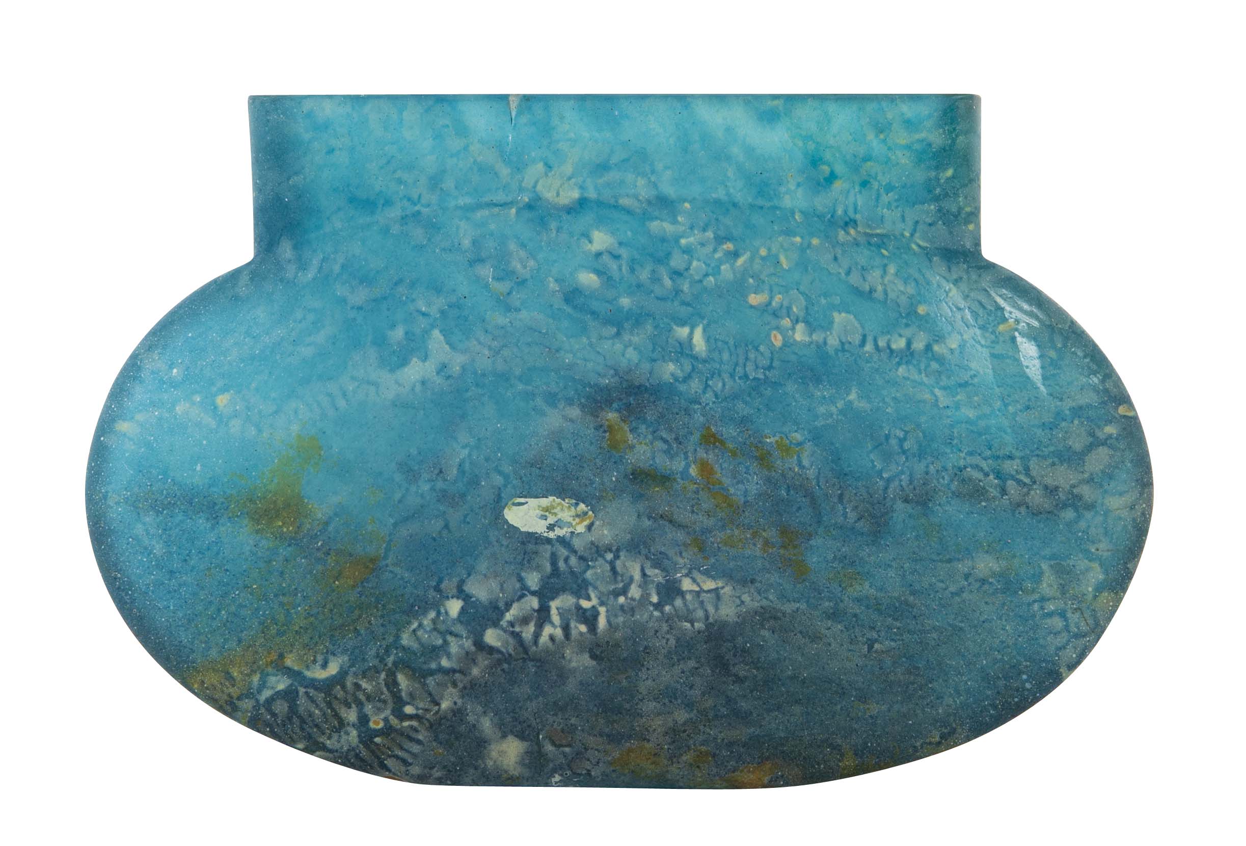 Daum, Nancy Art Glass Vase in Pillow Form