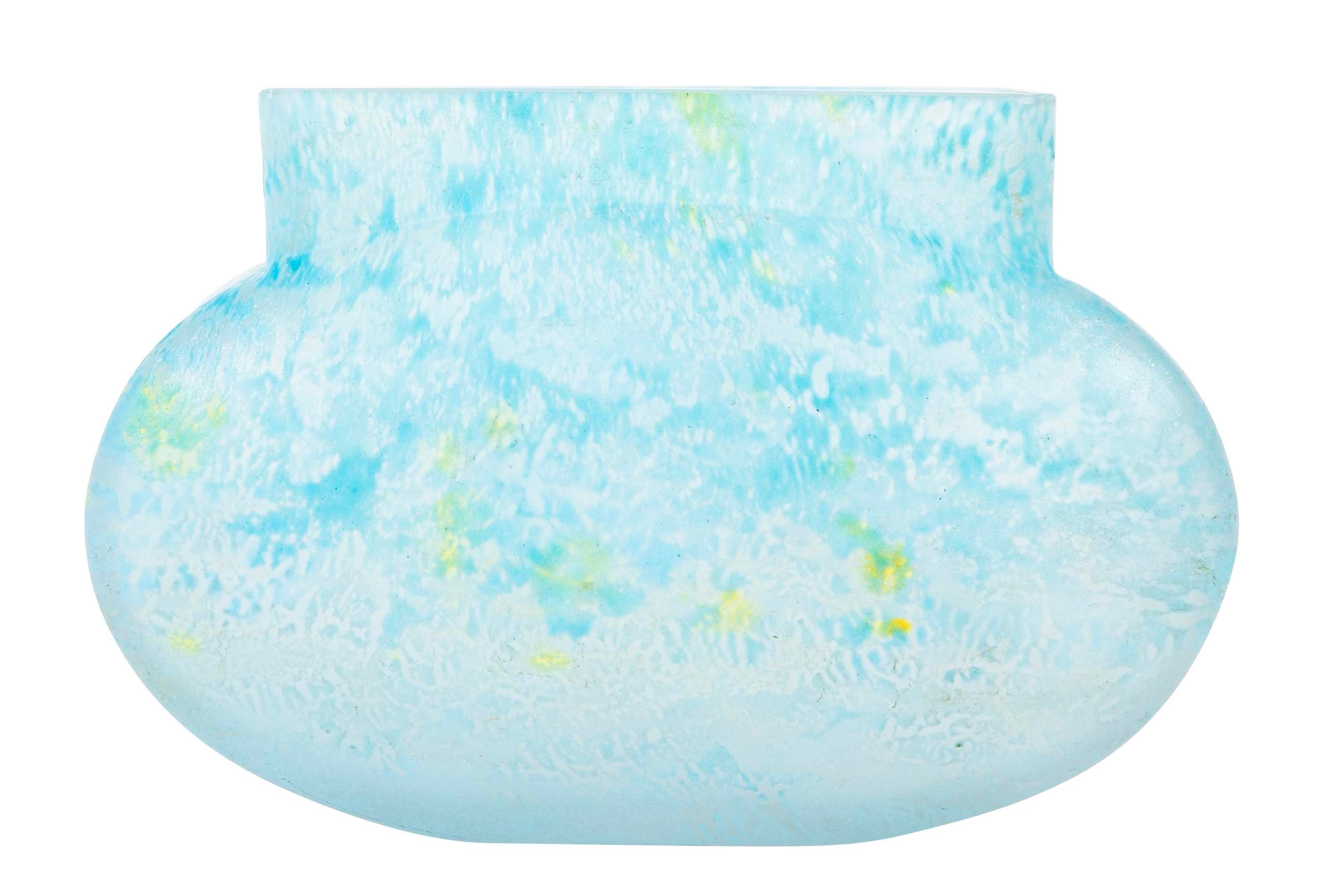 Daum, Nancy Art Glass Vase in Pillow Form