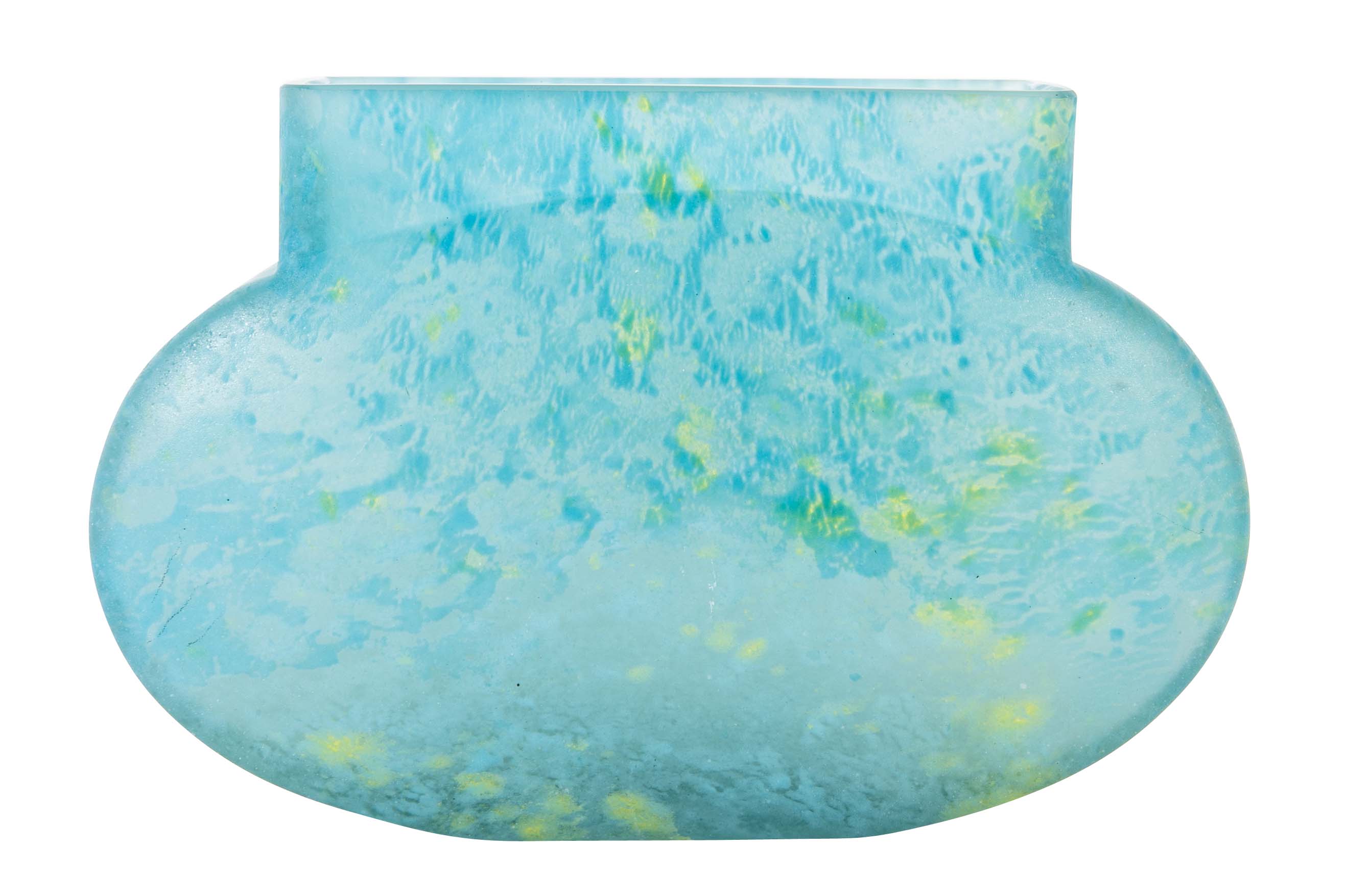 Daum, Nancy Art Glass Vase in Pillow Form