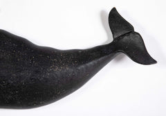 Carved & Painted Wood Sperm Whale by Clark G. Voorhees, Jr.