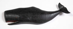 Carved & Painted Wood Sperm Whale by Clark G. Voorhees, Jr.