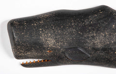 Carved & Painted Wood Sperm Whale by Clark G. Voorhees, Jr.