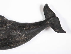 Carved & Painted Wood Sperm Whale by Clark G. Voorhees, Jr.