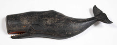 Carved & Painted Wood Sperm Whale by Clark G. Voorhees, Jr.