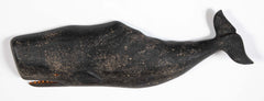 Carved & Painted Wood Sperm Whale by Clark G. Voorhees, Jr.
