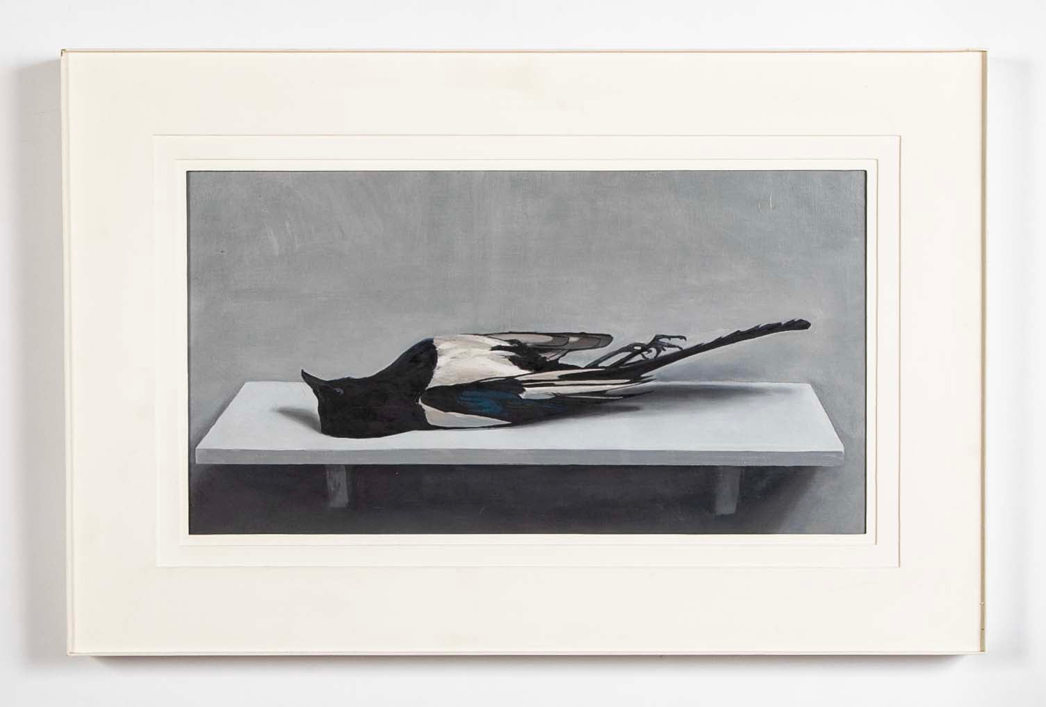"Magpie" Oil on Board by Contemporary British Artist William Wyld