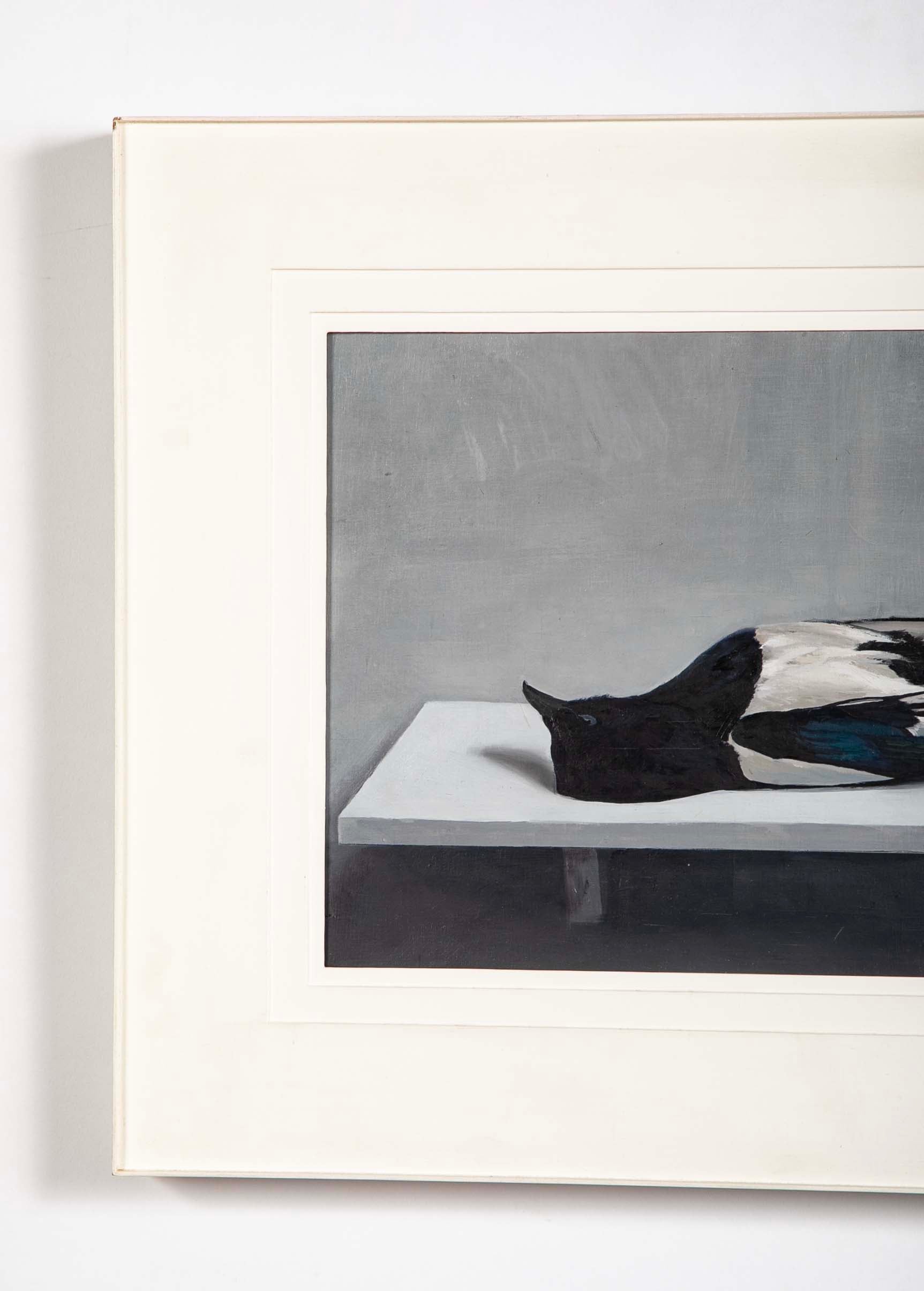 "Magpie" Oil on Board by Contemporary British Artist William Wyld