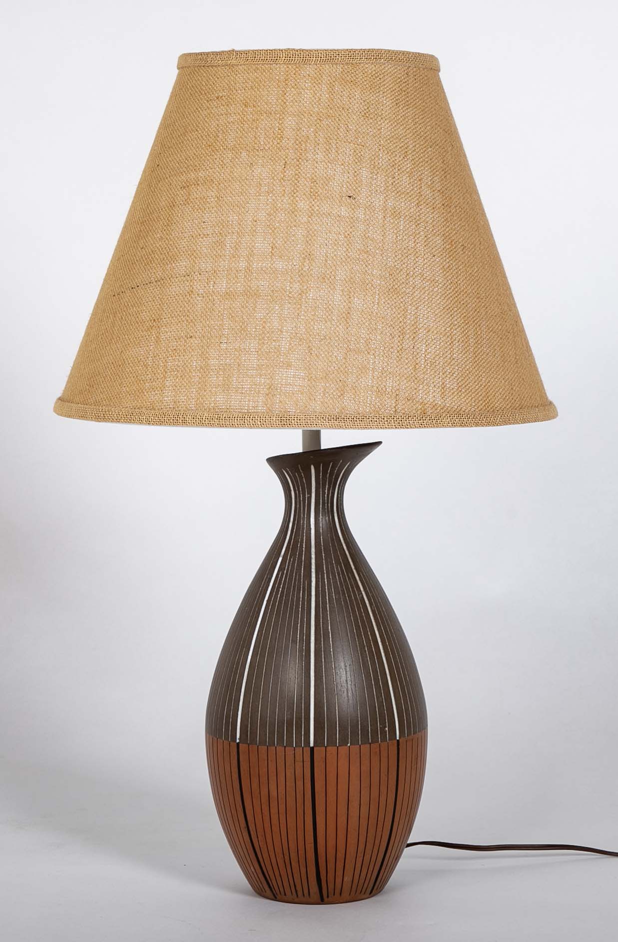 Mid-Century Italian Lamp by Ugo Zaccagnini for Raymor