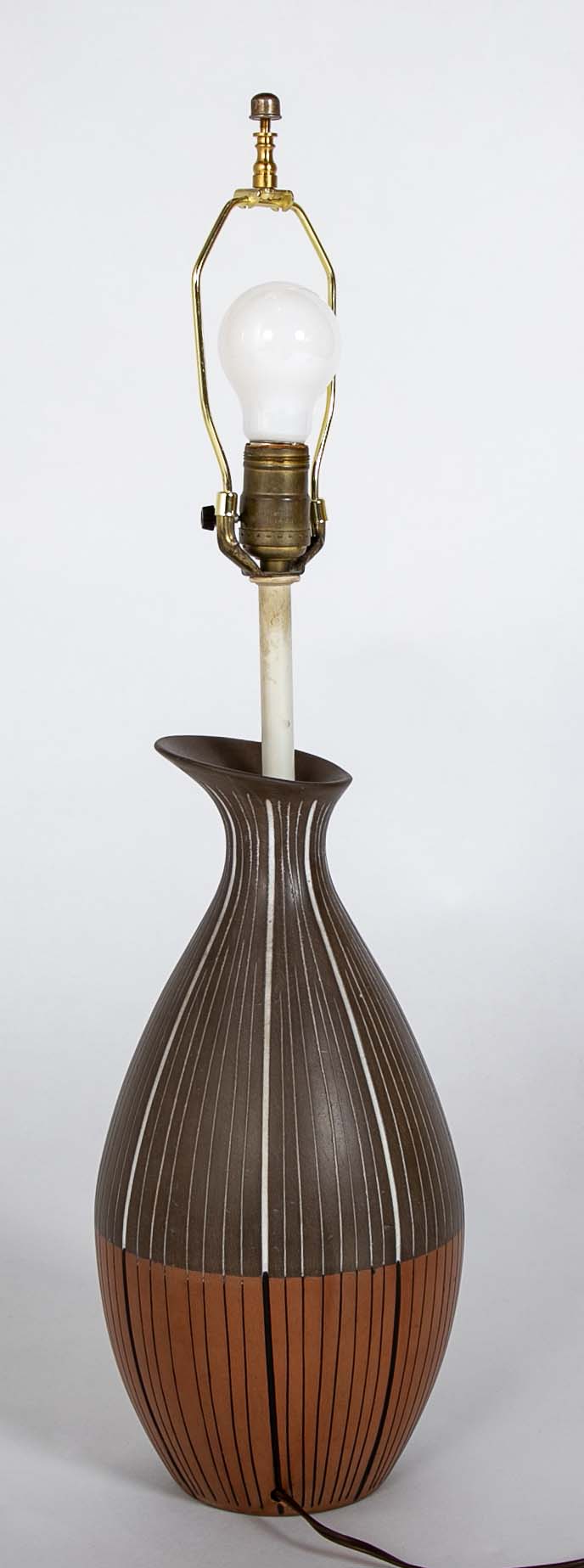 Mid-Century Italian Lamp by Ugo Zaccagnini for Raymor