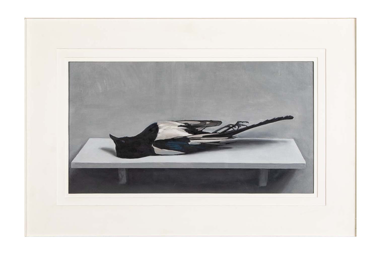 "Magpie" Oil on Board by Contemporary British Artist William Wyld