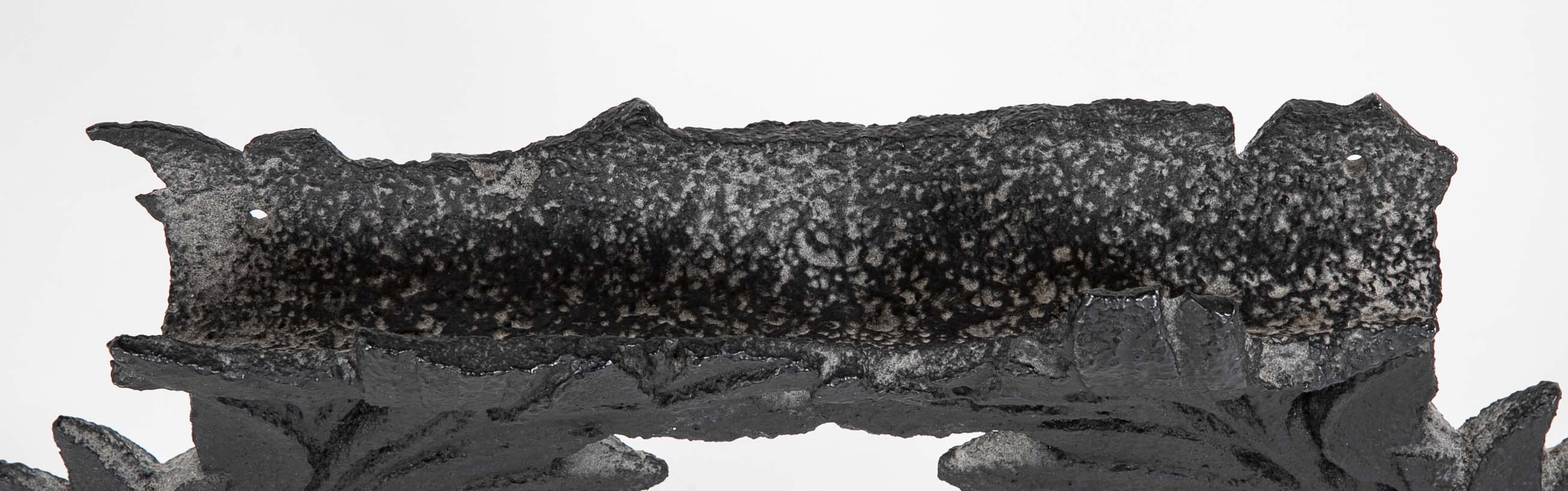 Industrial Element of a Dove Inside a wreath