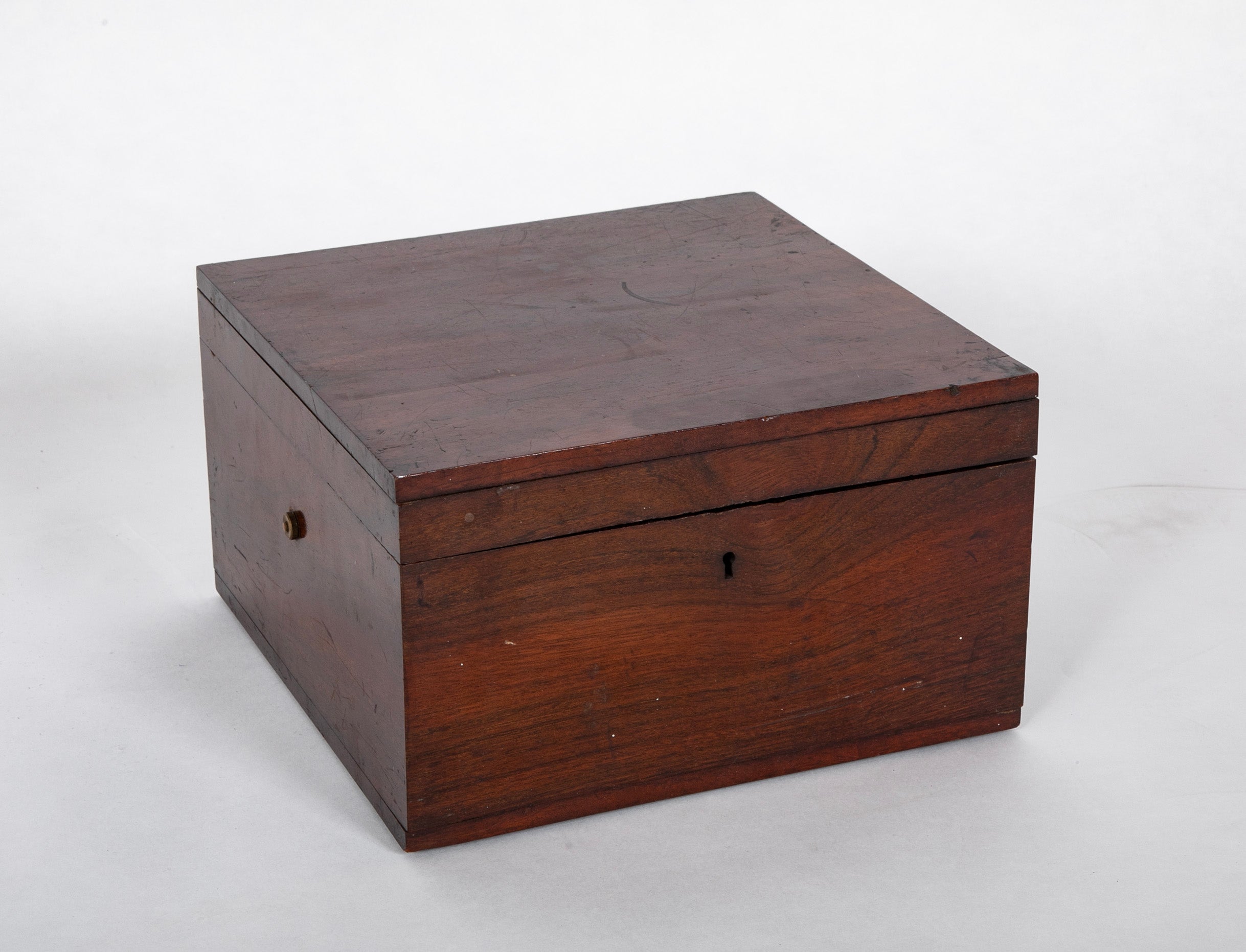 19th Century Boxed Ship's Compass Marked "J. & A. Molteni Paris"