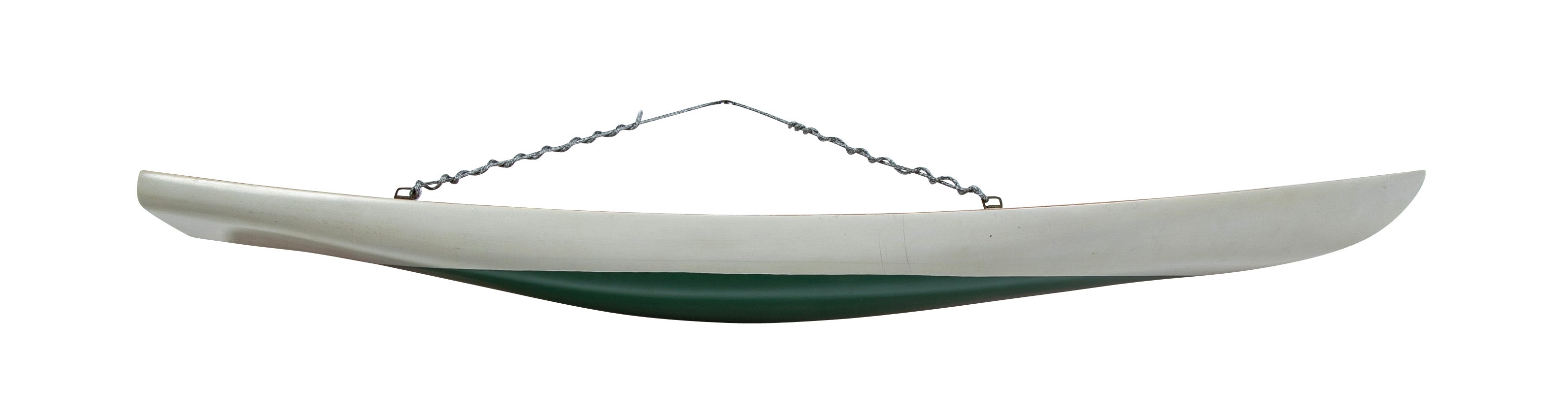 Half Hull Carved by Malcolm M. Crosby of an 1892 Yacht