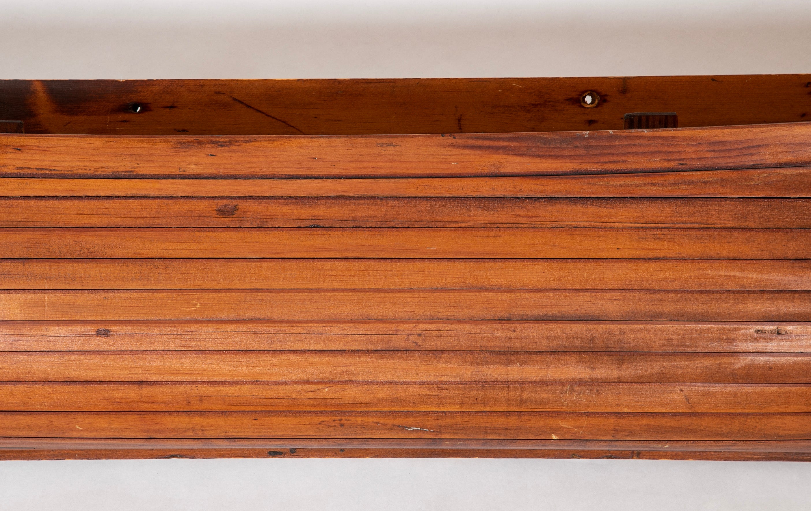 Shipyard Builder's Half Hull Model in Spruce From Waldoboro, Maine