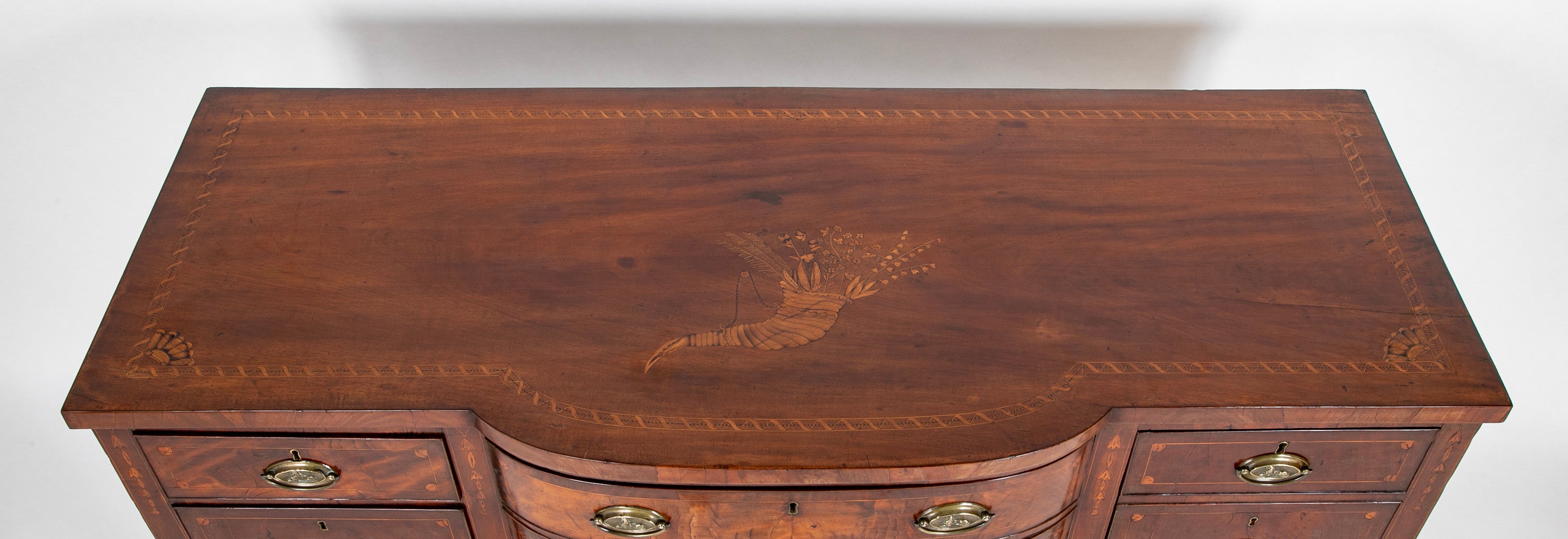 An American Federal Mahogany Sideboard From the Mid-Atlantic Area