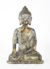 Early 20th Century Copper Chinese Sitting Buddha