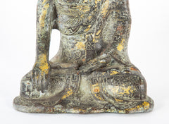 Early 20th Century Copper Chinese Sitting Buddha