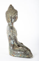 Early 20th Century Copper Chinese Sitting Buddha