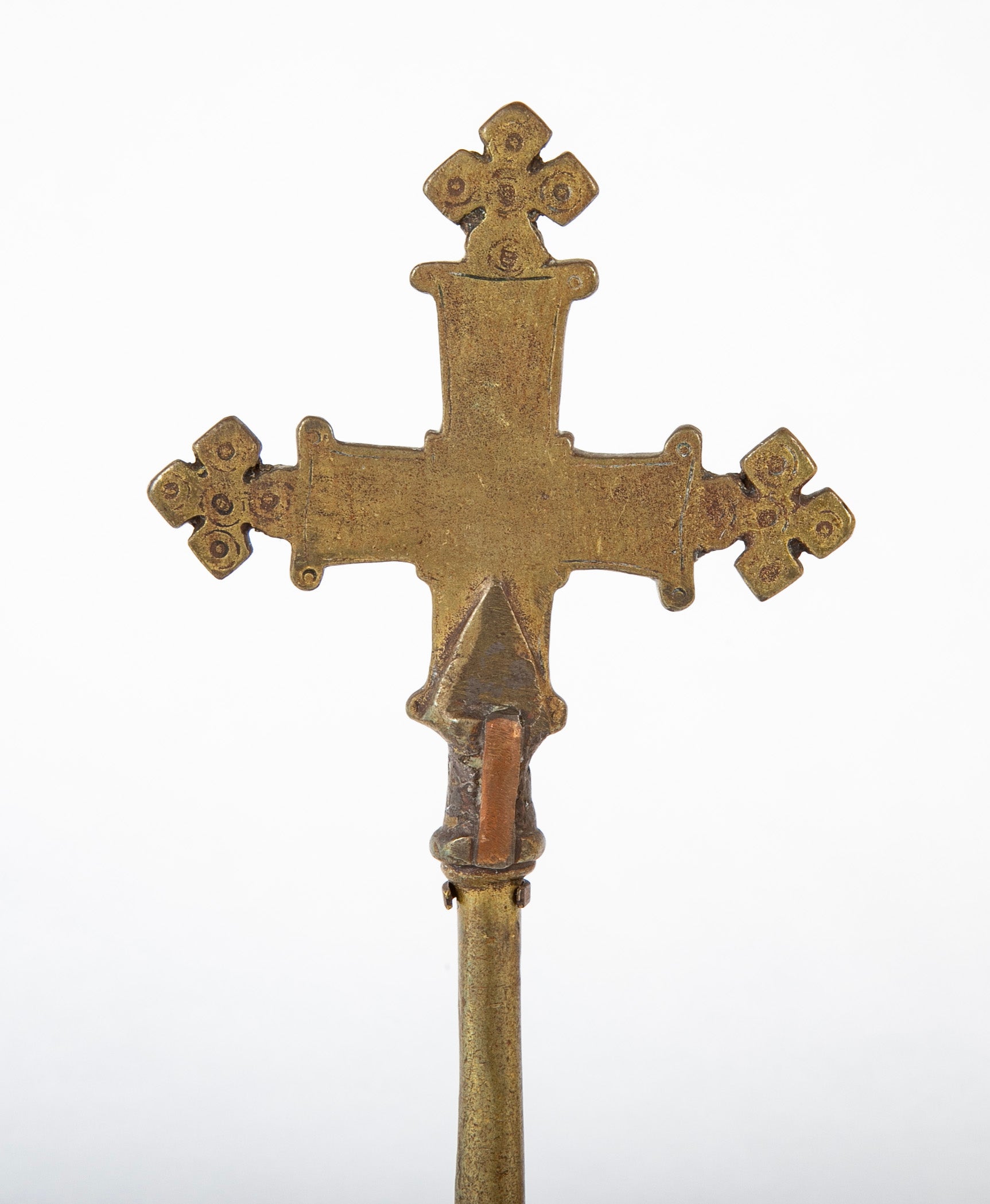Bronze Ethiopian Coptic Orthodox Prodessional Cross