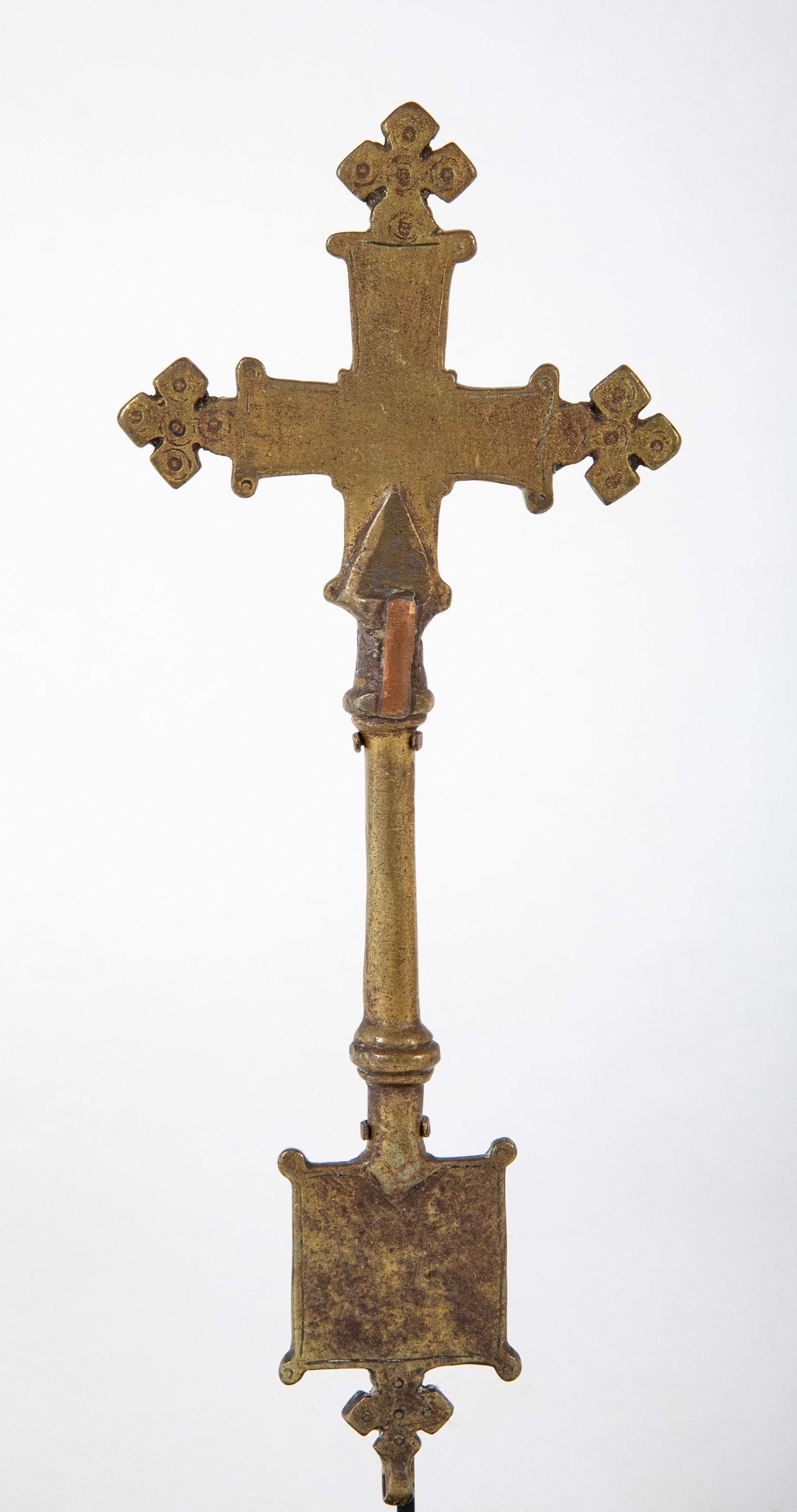 Bronze Ethiopian Coptic Orthodox Prodessional Cross