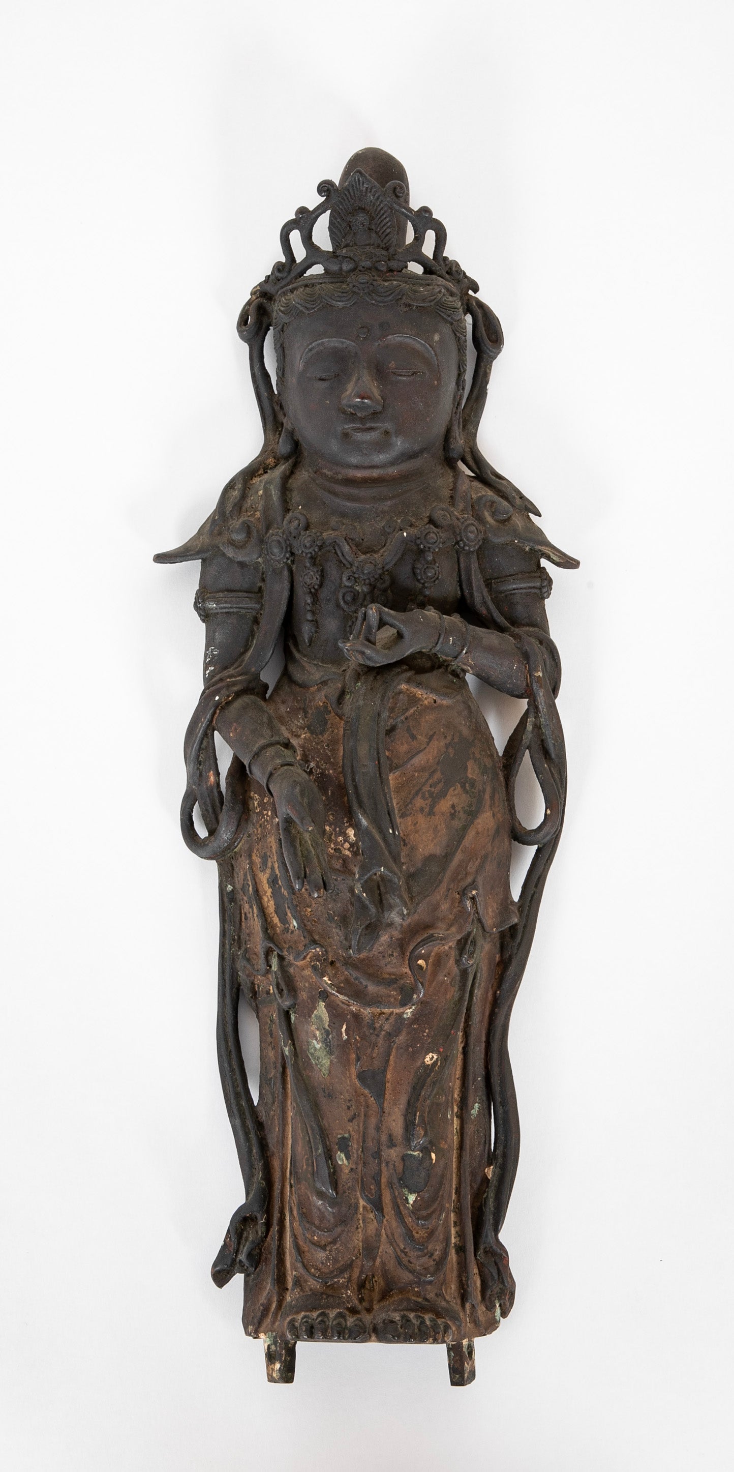 Cast Iron Temple Buddha