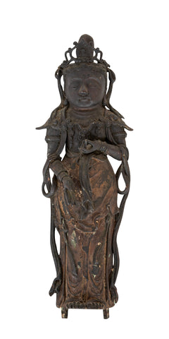 Cast Iron Temple Buddha