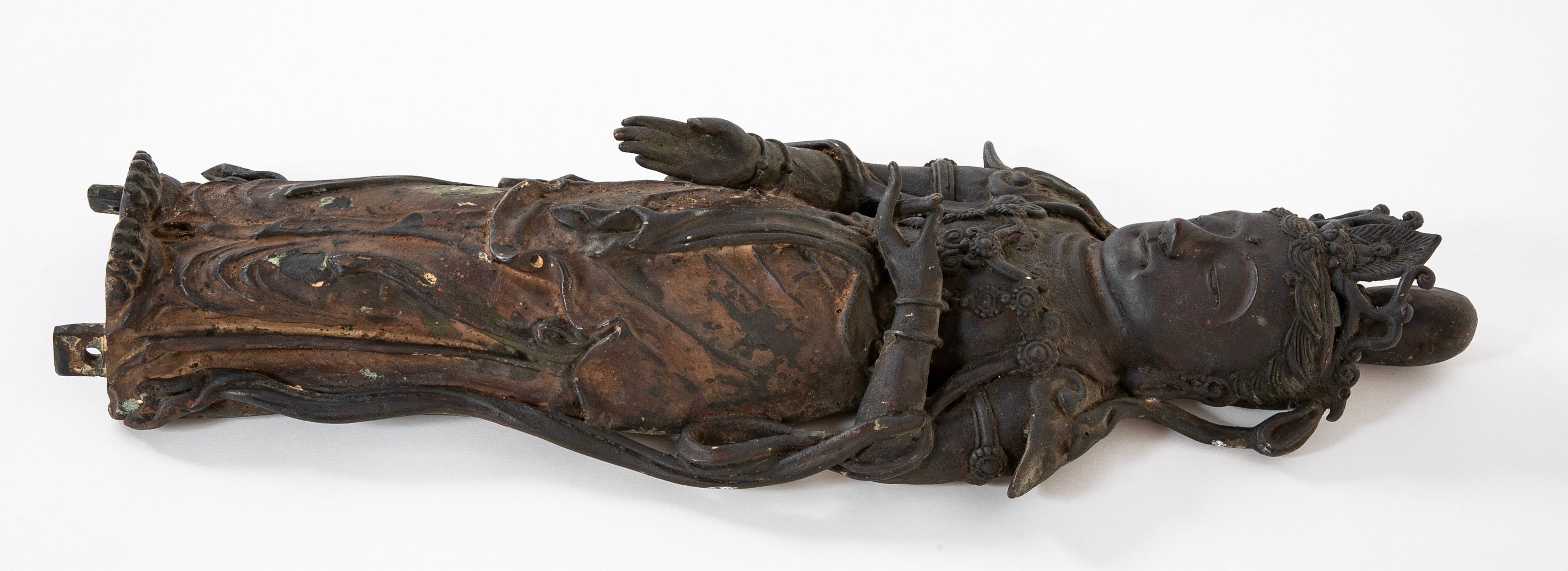 Cast Iron Temple Buddha