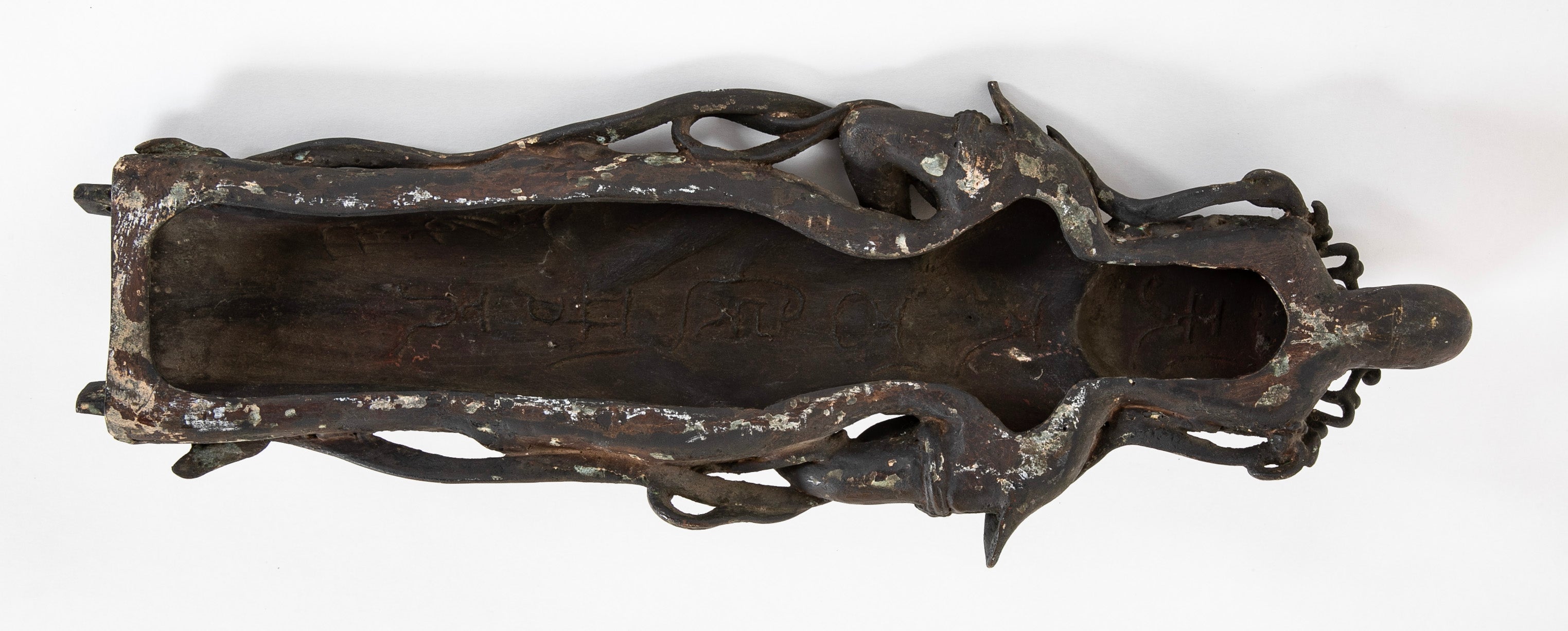 Cast Iron Temple Buddha