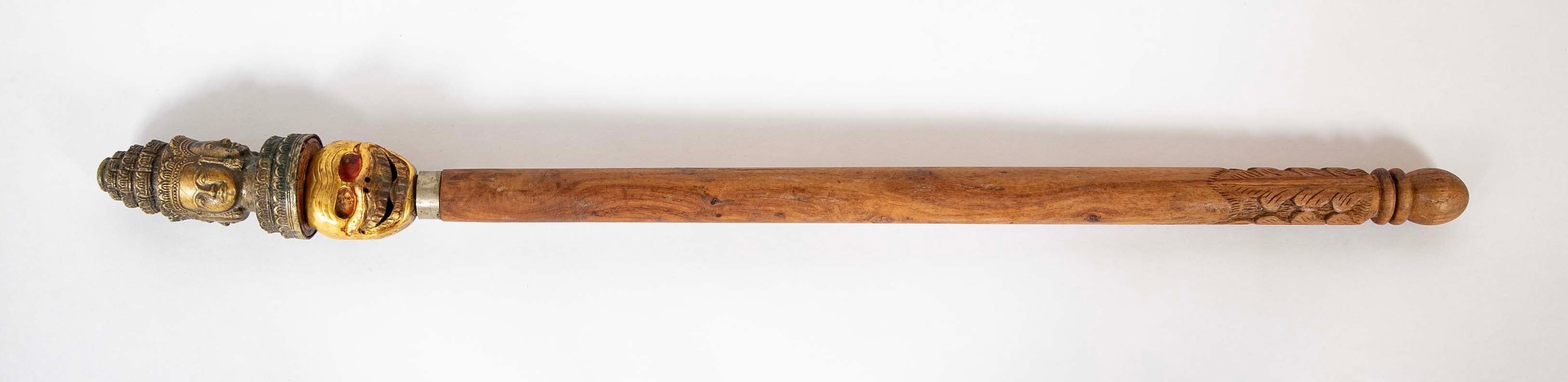 Buddhist Tibetan Ceremonial Staff