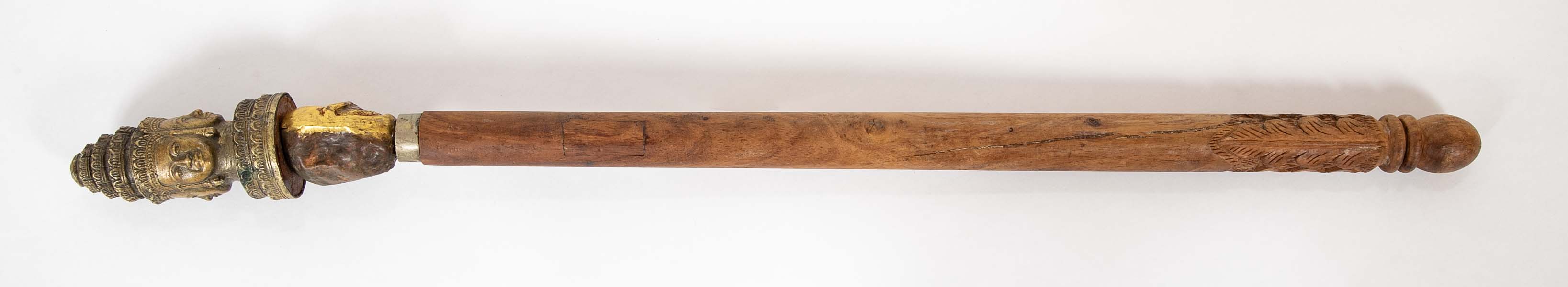 Buddhist Tibetan Ceremonial Staff